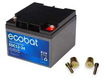 ECOBAT AGM Deep Cycle Batterie 12V 24Ah