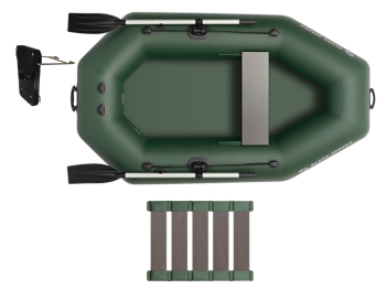 Schlauchboot Kolibri K-220TS mit Motorhalterung