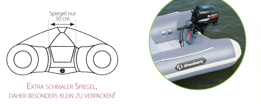 Allroundmarin Yukon 350 Schlauchboot-Kajak