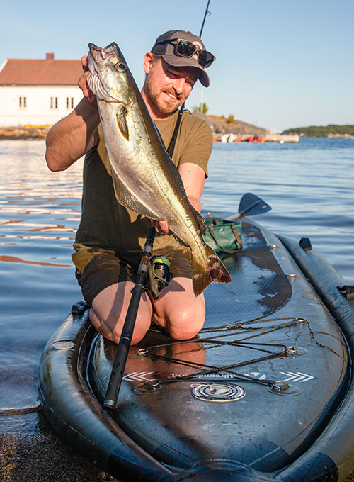 Angeln mit SUP Fishing 335cm 